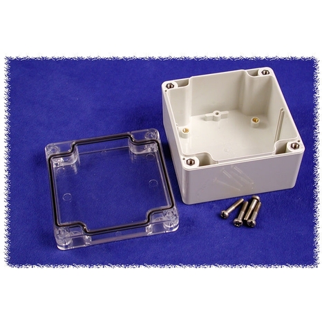 1554E2GYCL - Watertight Clear Lid Polycarbonate