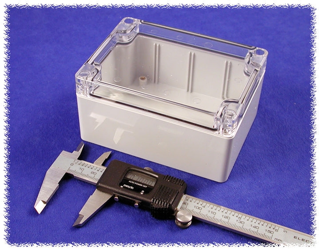 1554F2GYCL - Watertight Clear Lid Polycarbonate