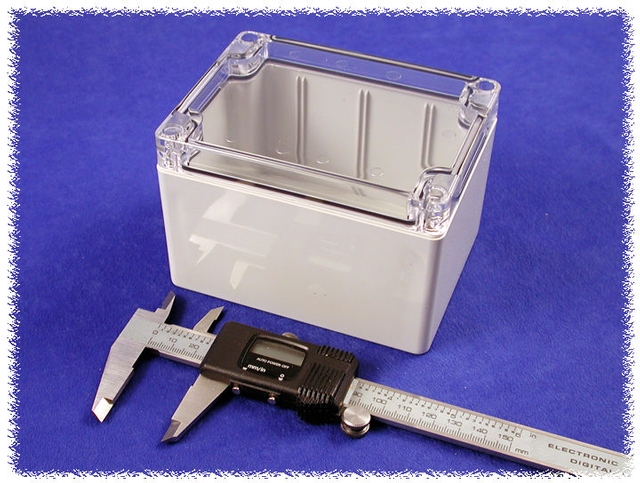 1554G2GYCL - Watertight Clear Lid Polycarbonate