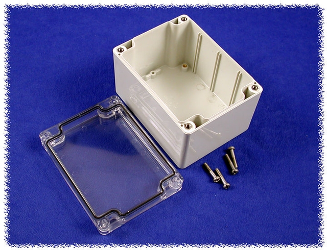 1554G2GYCL - Watertight Clear Lid Polycarbonate