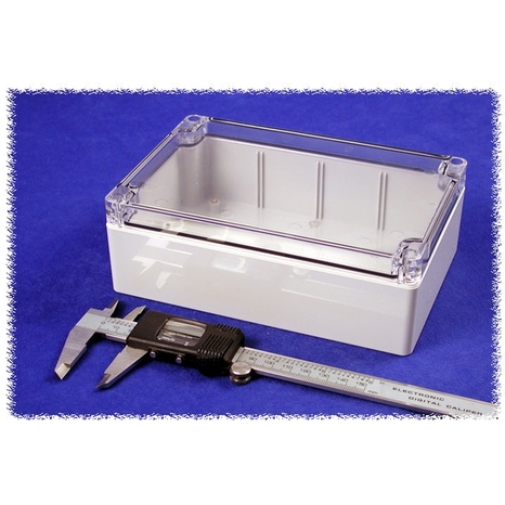 1554H2GYCL - Watertight Clear Lid Polycarbonate