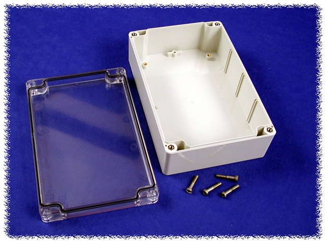 1554H2GYCL - Watertight Clear Lid Polycarbonate