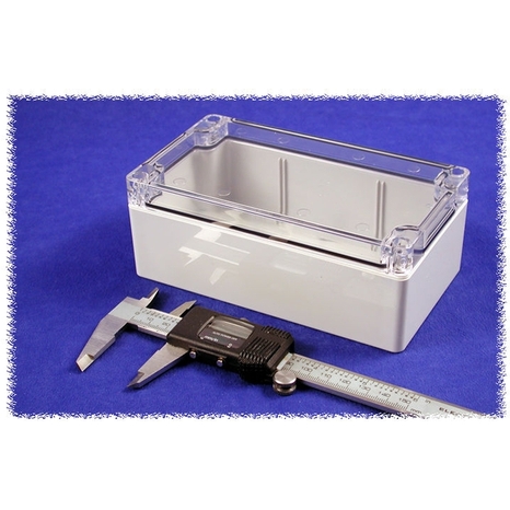 1554J2GYCL - Watertight Clear Lid Polycarbonate