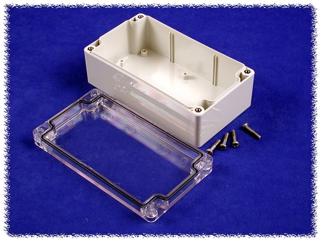 1554J2GYCL - Watertight Clear Lid Polycarbonate