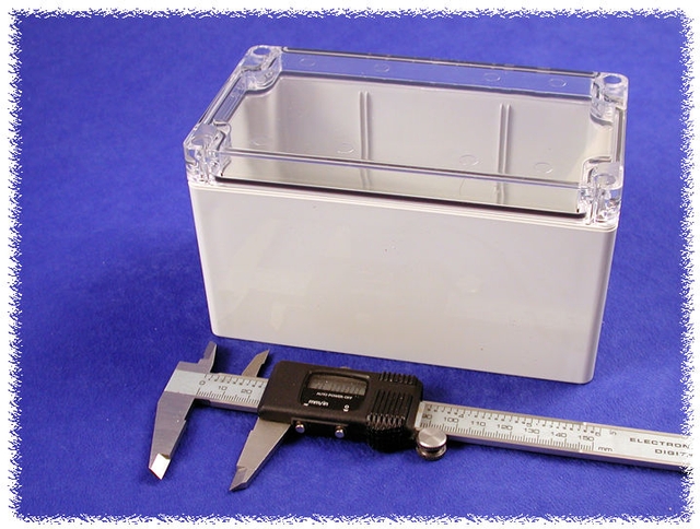 1554K2GYCL - Watertight Clear Lid Polycarbonate