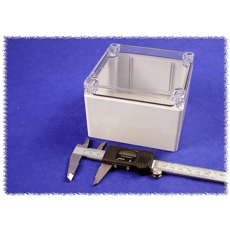 1554P2GYCL - Watertight Clear Lid Polycarbonate