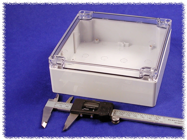 1554R2GYCL - Watertight Clear Lid Polycarbonate