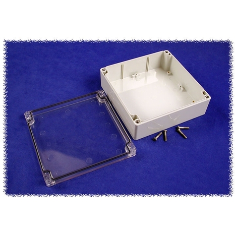 1554R2GYCL - Watertight Clear Lid Polycarbonate