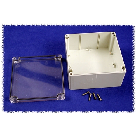 1554S2GYCL - Watertight Clear Lid Polycarbonate
