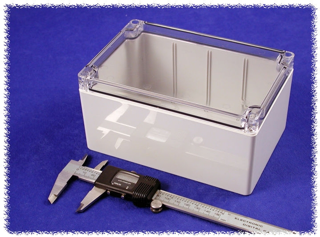1554T2GYCL - Watertight Clear Lid Polycarbonate