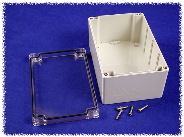 1554T2GYCL - Watertight Clear Lid Polycarbonate