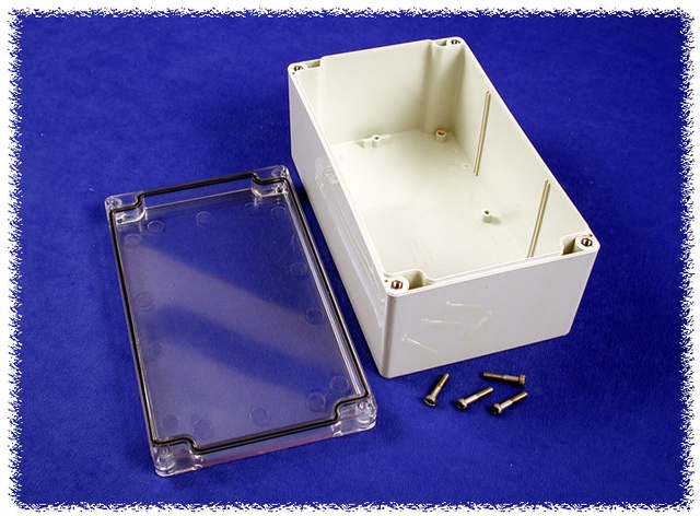 1554U2GYCL - Watertight Clear Lid Polycarbonate