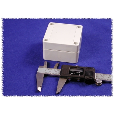 1555B2GY - Watertight Styled Lid Polycarbonate - 2.6