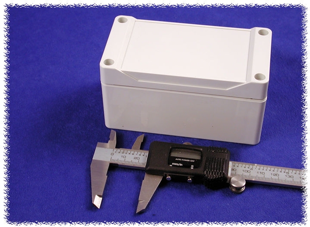 1555D2GY - Watertight Styled Lid Polycarbonate - 4.7