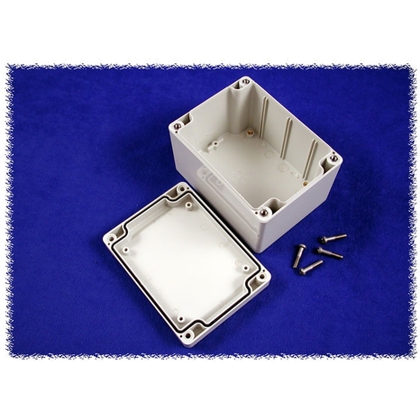 1555G2GY - Polycarbonate Étanche Couvercle Stylisé - 4.7