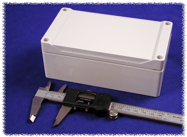 1555J2GY - Watertight Styled Lid Polycarbonate - 6.3