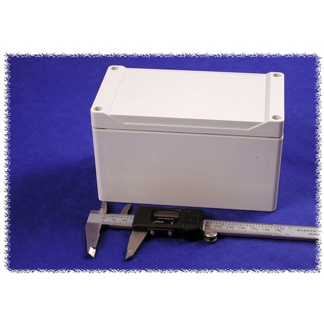 1555K2GY - Polycarbonate Étanche Couvercle Stylisé - 6.3