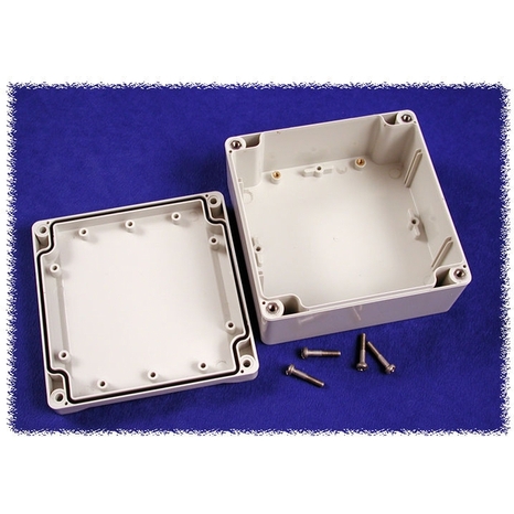1555N2GY - Polycarbonate Étanche Couvercle Stylisé - 4.7
