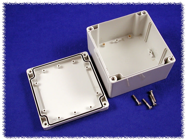 1555P2GY - Watertight Styled Lid Polycarbonate - 4.7