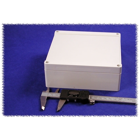 1555R2GY - Polycarbonate Étanche Couvercle Stylisé - 6.3