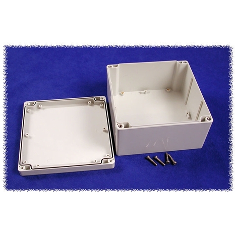 1555S2GY - Polycarbonate Étanche Couvercle Stylisé - 6.3