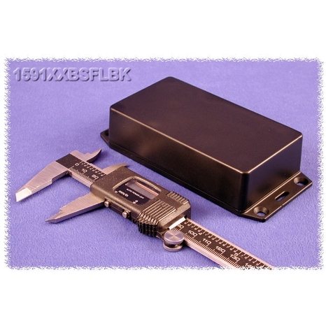1591XXBSFLBK  - Multipurpose Plastic with Flanged Lid - 4.4