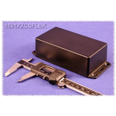 1591XXCSFLBK - Multipurpose Plastic with Flanged Lid - 4.7