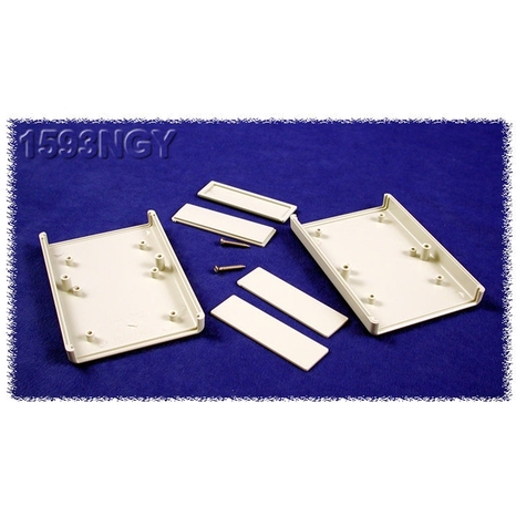 1593NGY - Plastique ABS Gris pour Instruments Portatifs - 4.3