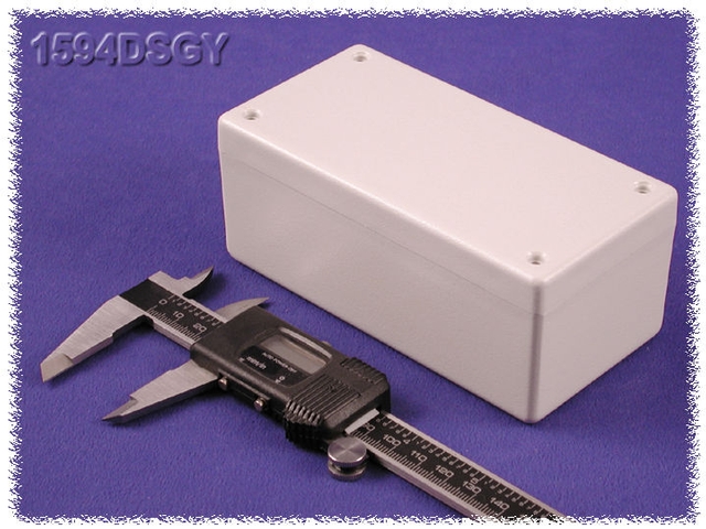 1594DSGY - Plastique de Haut Calibre Multi-Usages Gris