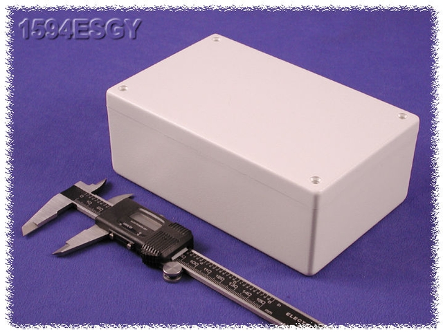 1594ESGY - Plastique de Haut Calibre Multi-Usages Gris
