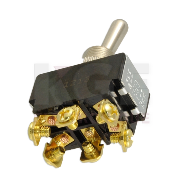 Heavy Duty DPDT Toggle Switch ON//ON Electronics KGE Électronique