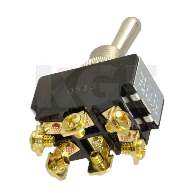 Heavy Duty DPDT Toggle Switch (ON/OFF/ON)