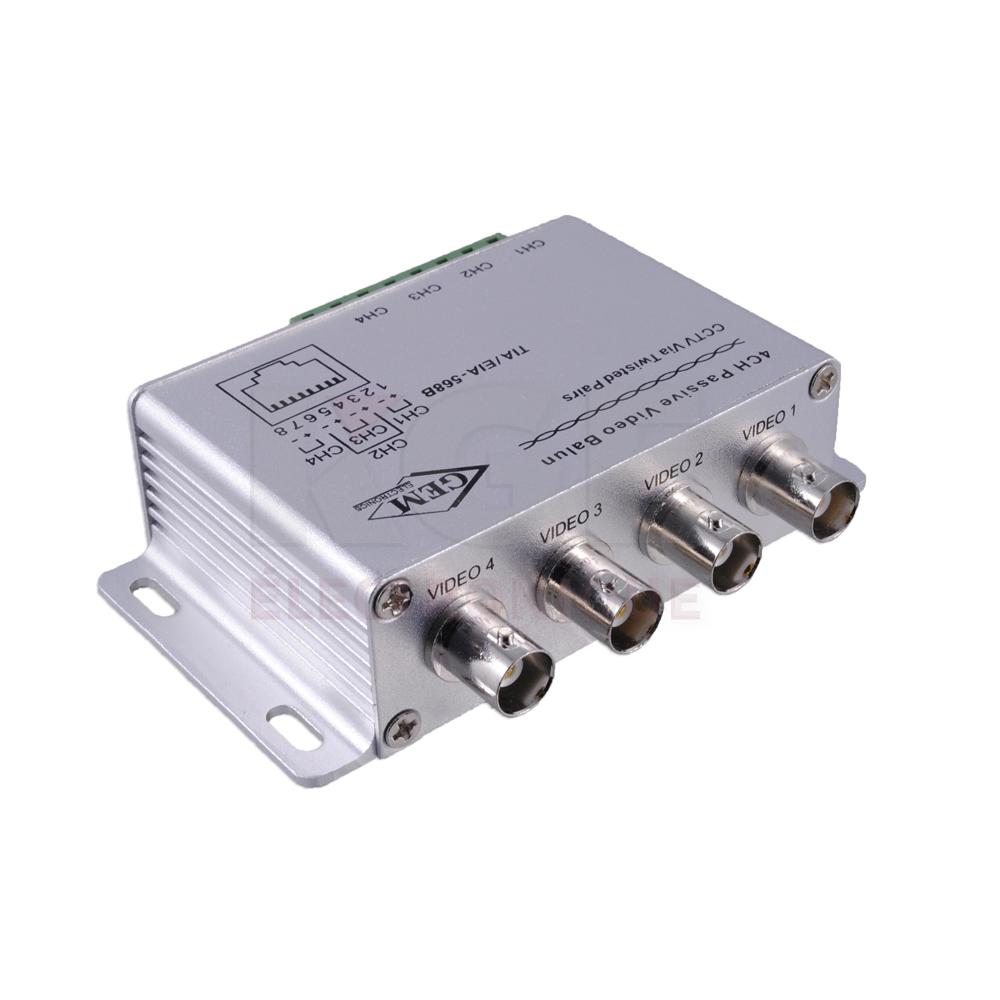4ch passive utp video balun top