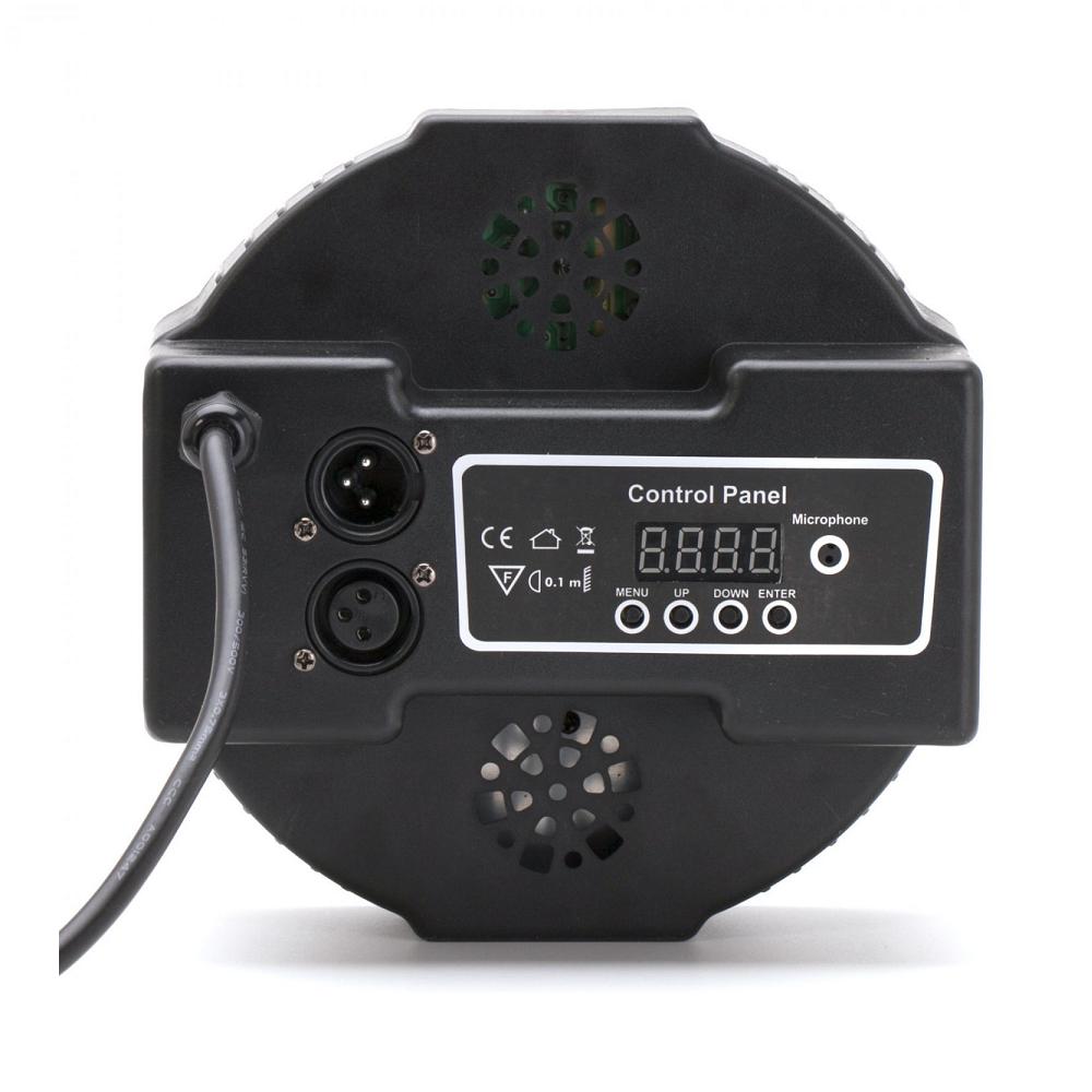18 RGB flat LEDs 1W with DMX512 professional stage light