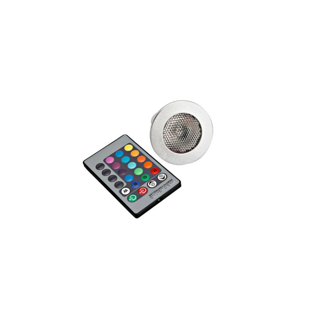 Ampoule DEL RGB E27 3W avec télécommande