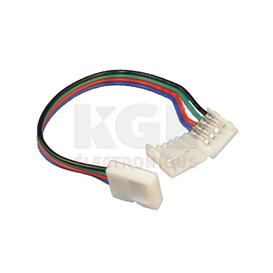 10mm LED RGB strip connector with wires