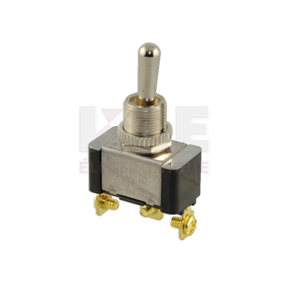 Heavy Duty Toggle Switch SPDT ON/OFF/(ON)