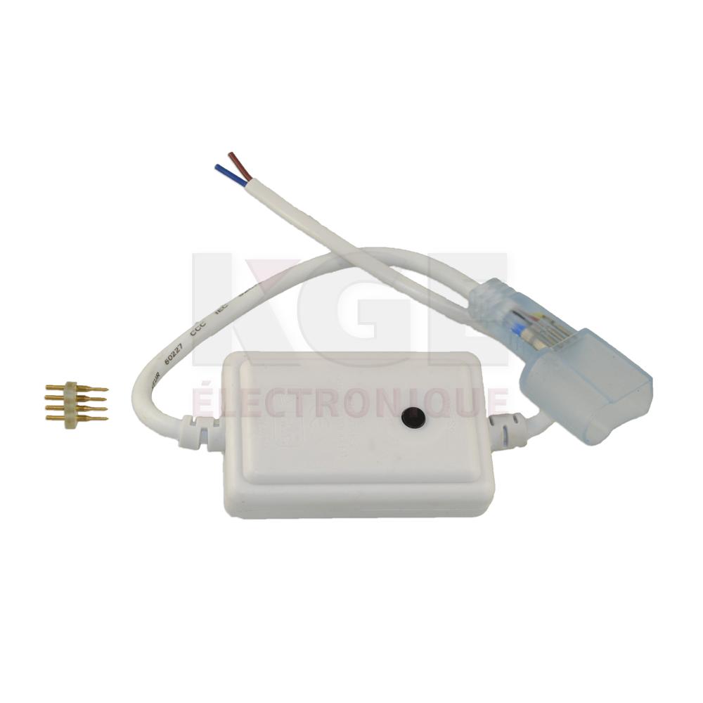 Mini contrôleur pour rubans néon DEL flexible