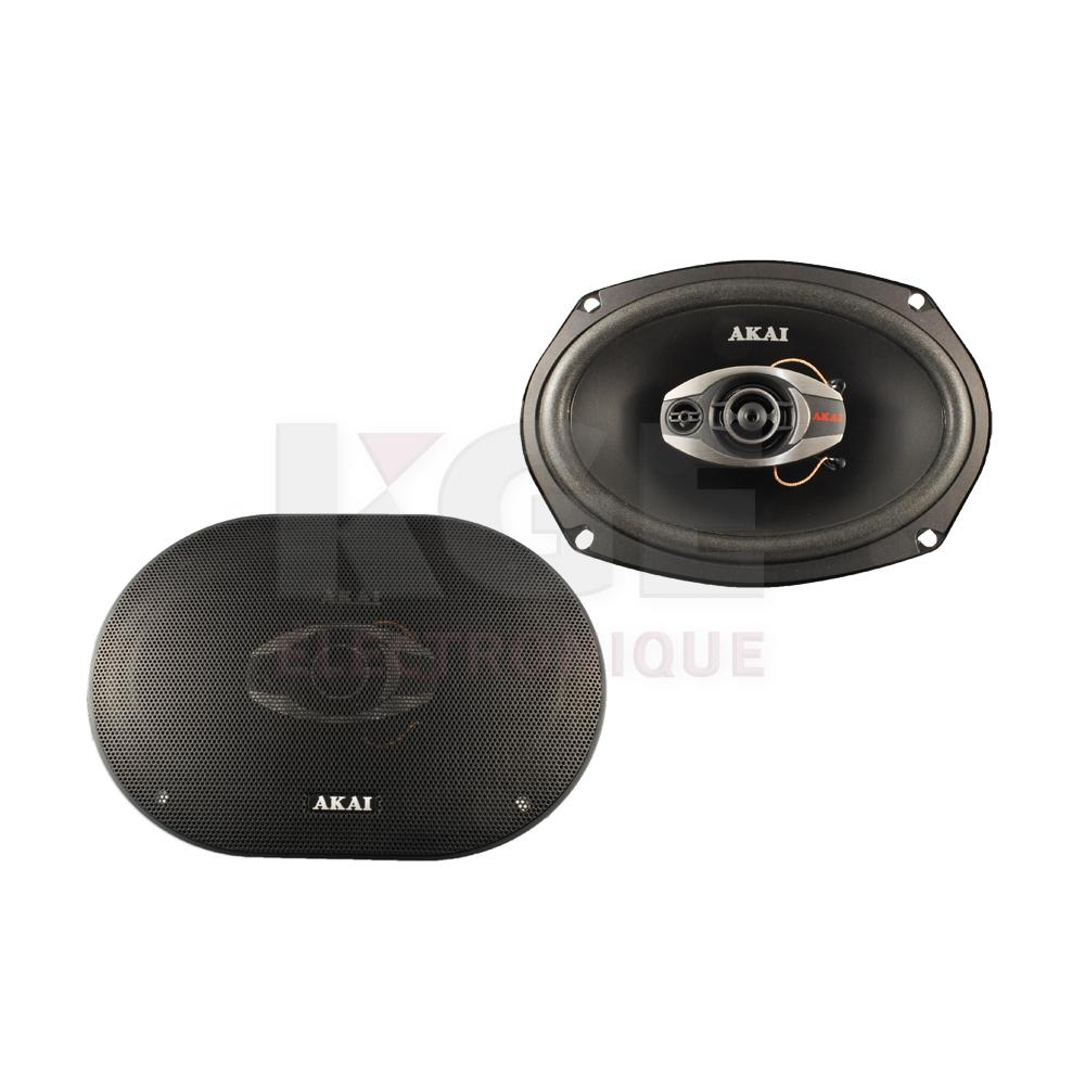 3-way coaxial speakers 6x9" (pair) AK-SP-6903