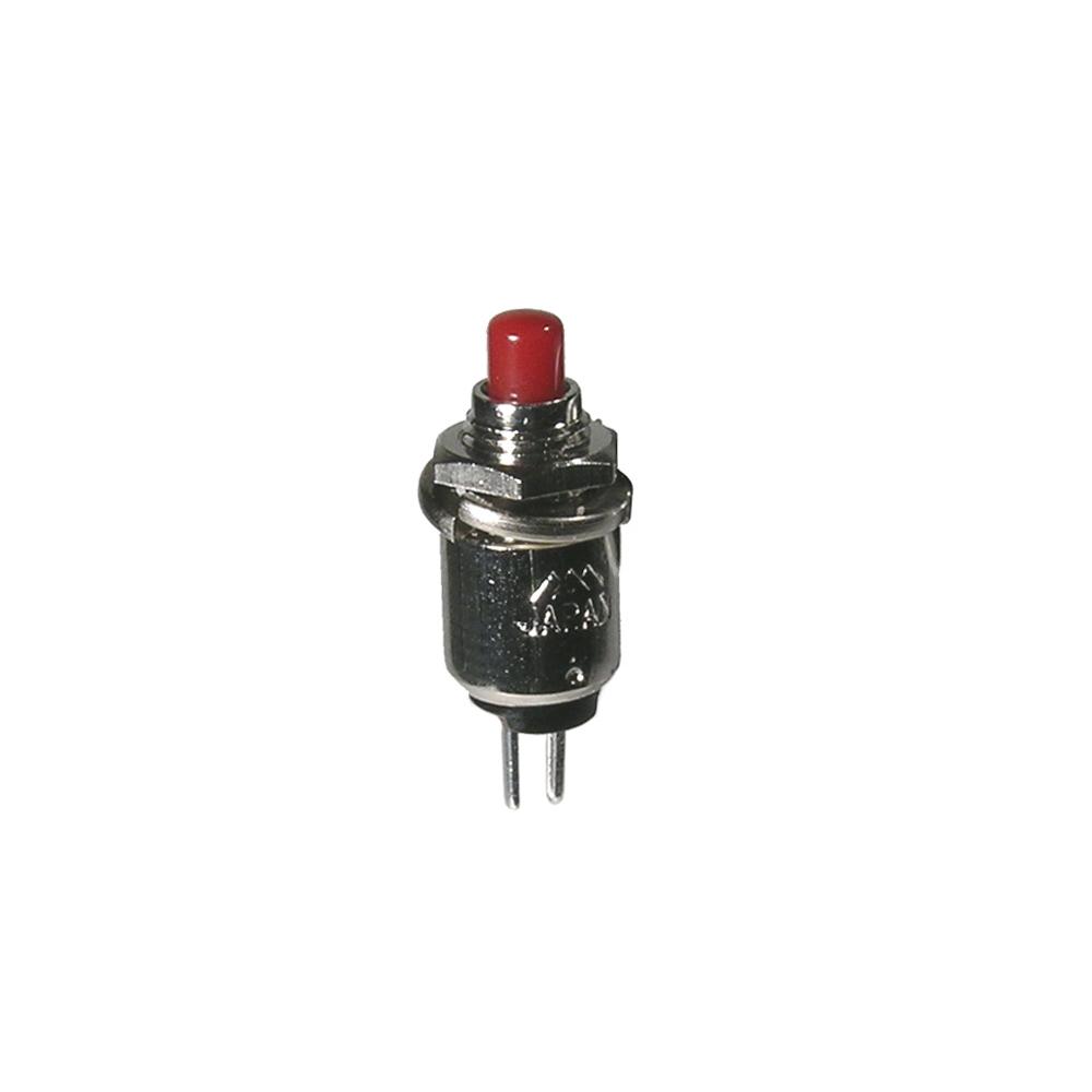Interrupteur poussoir ultra-miniature rouge