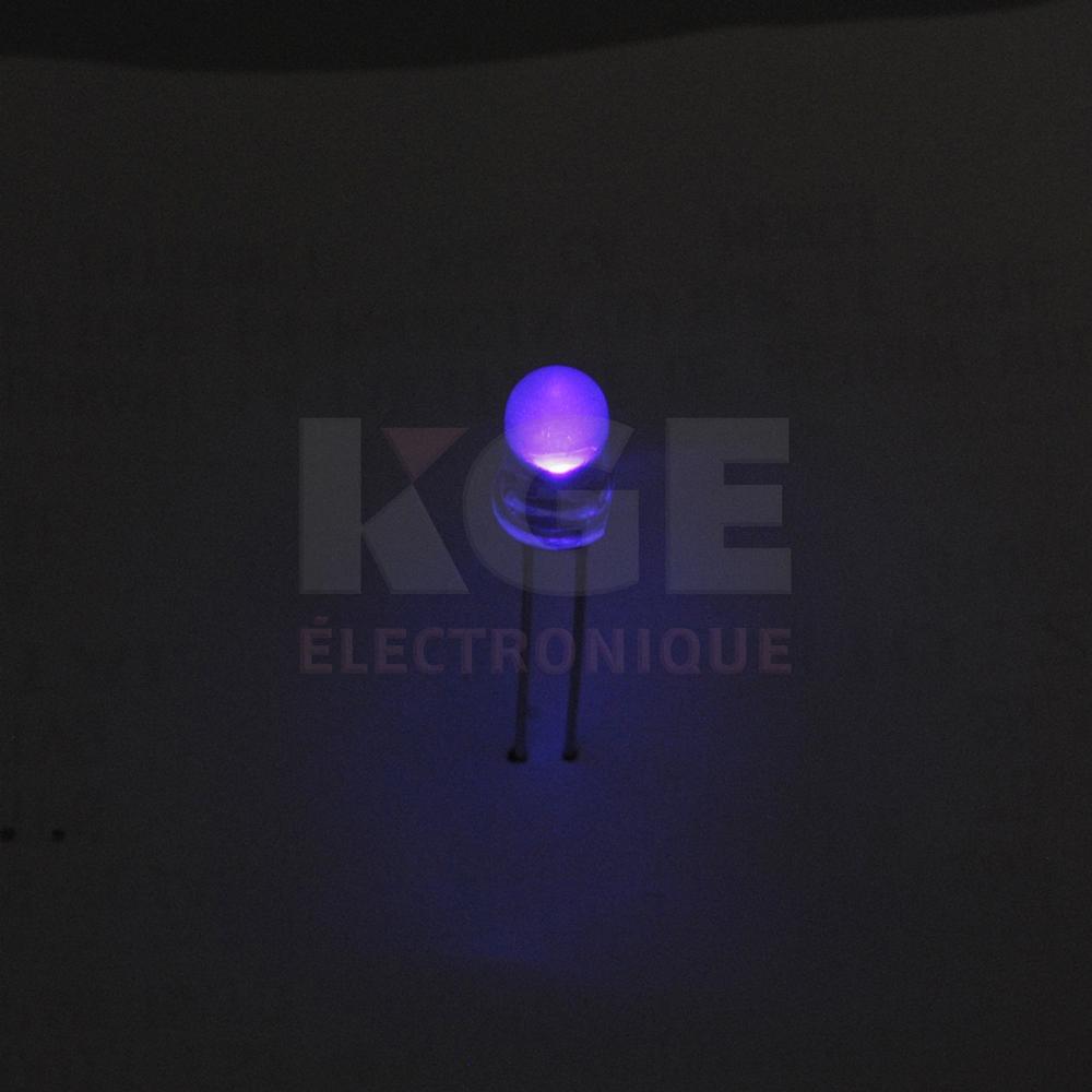 LED UV emitter 400nm 30mA 3.2VDC