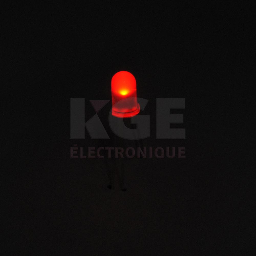 RGB LED R(1.9VDC) G(3.3VDC) B(3.3VDC) 20mA 5mm