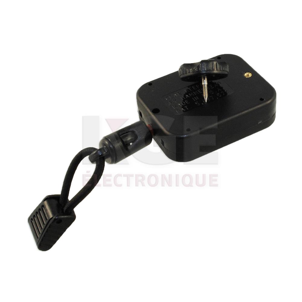 Retractable fire mic keeper