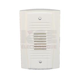 Mini-avertisseur sonore mural 12/24 volts avec sélection de tons et volume
