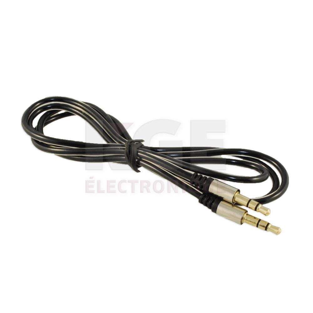 Auxiliary audio cable 3.5mm jack 3 conductor