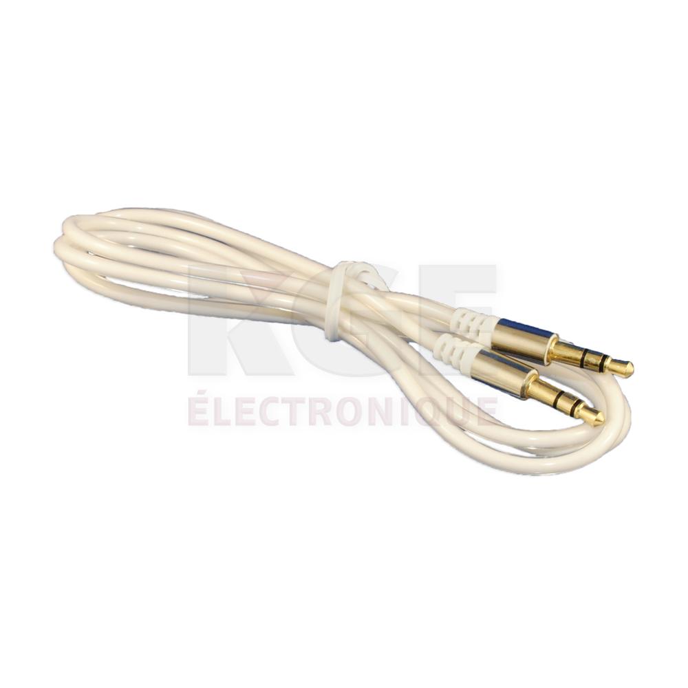 Auxiliary audio cable 3.5mm jack 3 conductor