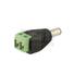 DC Plug 2.1mm male to Snap-In Terminal Block