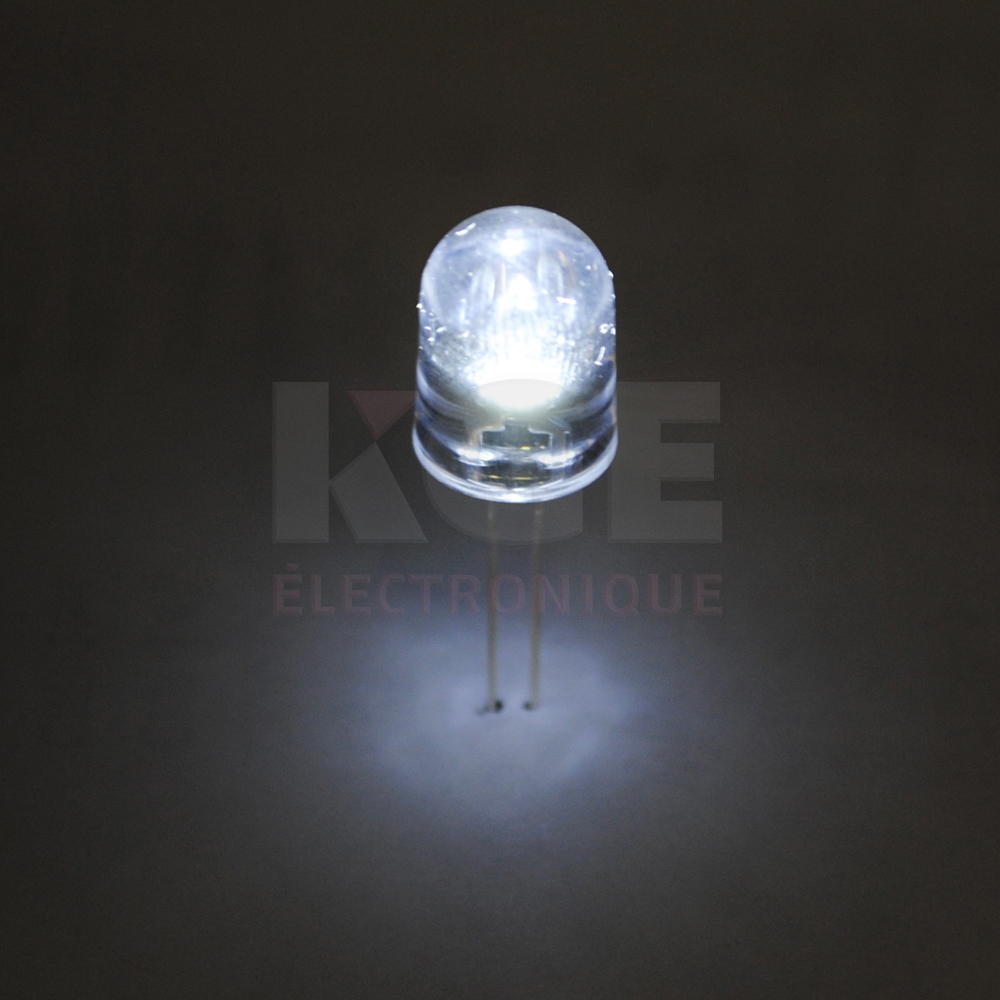 White LED 10mm 3.5V 20mA