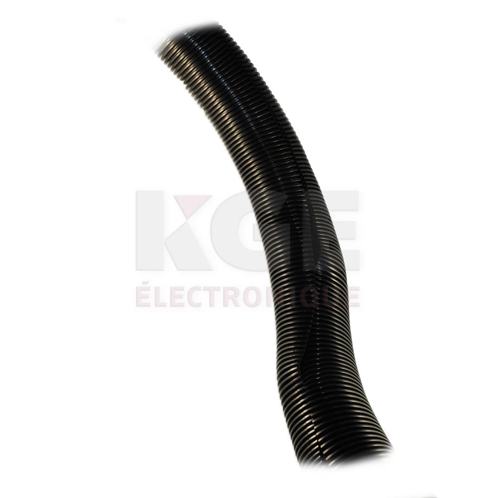 Tube fendu 2" 100 pieds noir