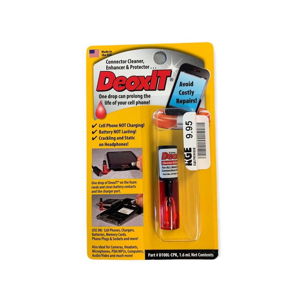 Cell phone connector cleaning kit